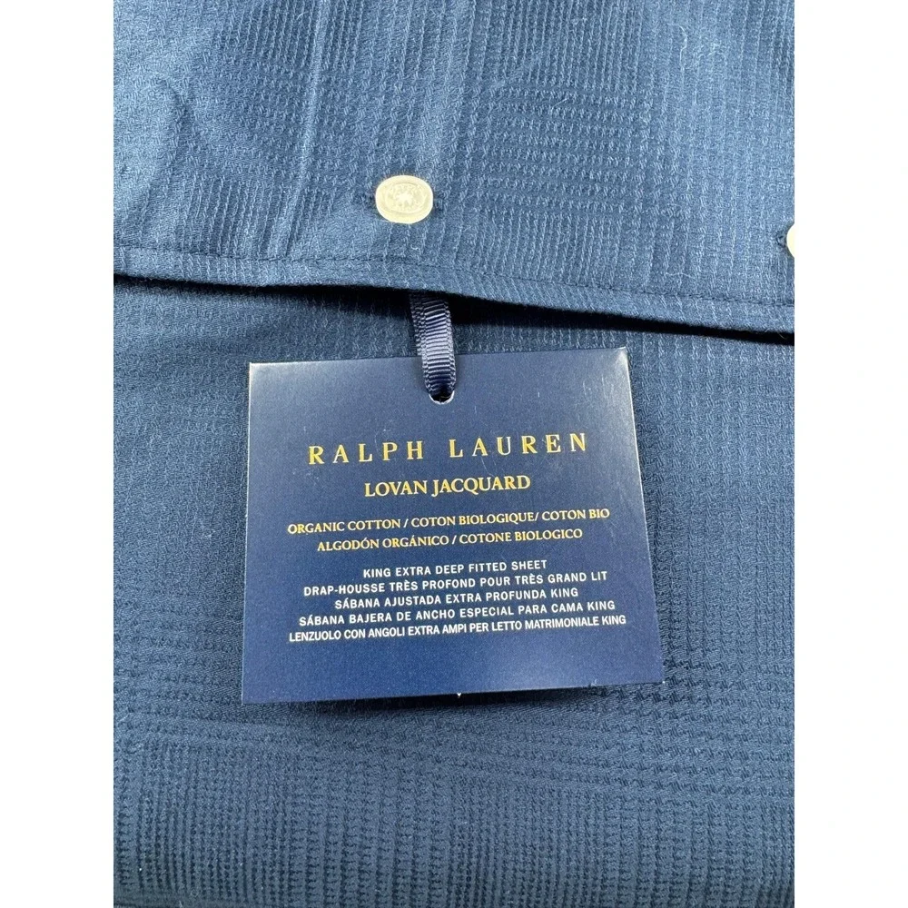 Ralph Lauren Mirabelle Indigo Blue Paisley Full Queen‎ Duvet Cover - 92 x 96 in